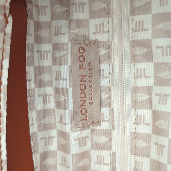 London Fog Nola Satchel Rust Colored NWT - Picture 10 of 11